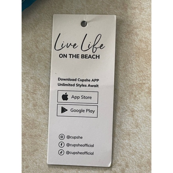 Cupshe Halter Dress Floral and Beach Bohemian Dress Sized Small New with Tags - Picture 8 of 12